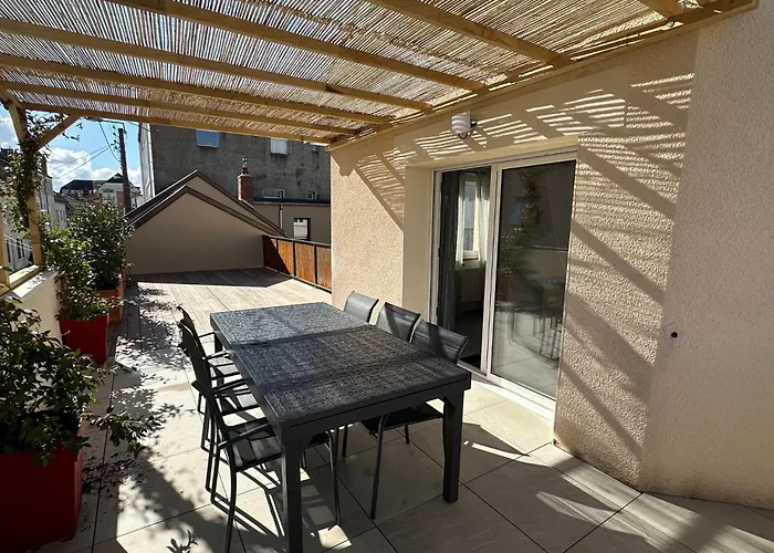 Maison Calme Avec Terrasse-Garage Centre Ville D